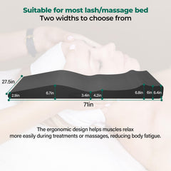 ENITYA Lash Bed Topper con funda removible para higiene entre sesiones