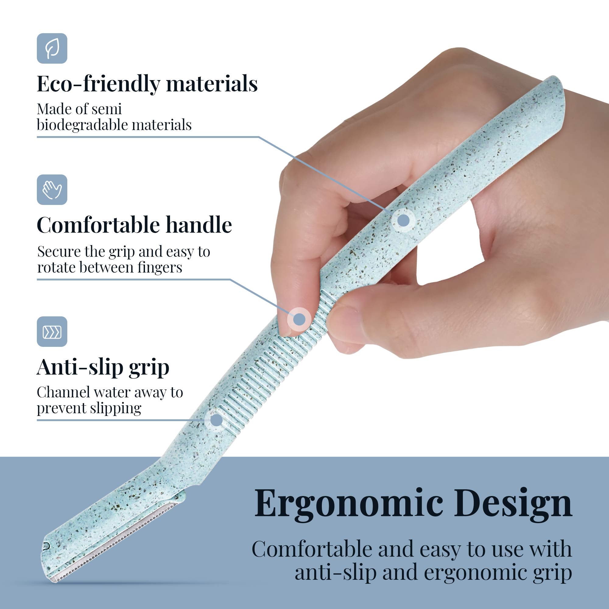 ENNVA Dermaplane Razor cubierta anti-polvo: protección para viaje.