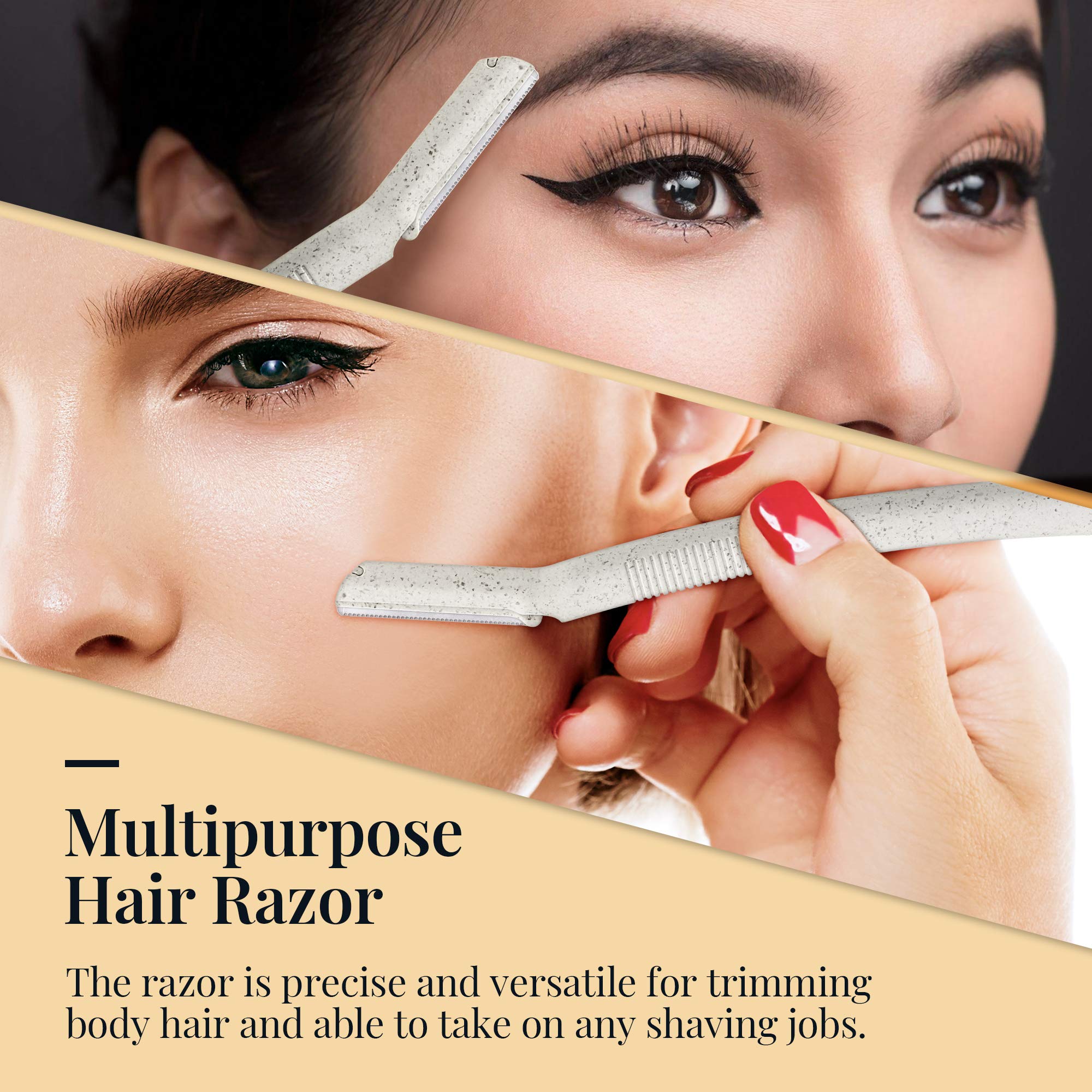 ENNVA Dermaplane Razor kit cejas: delineado preciso sin irritación.