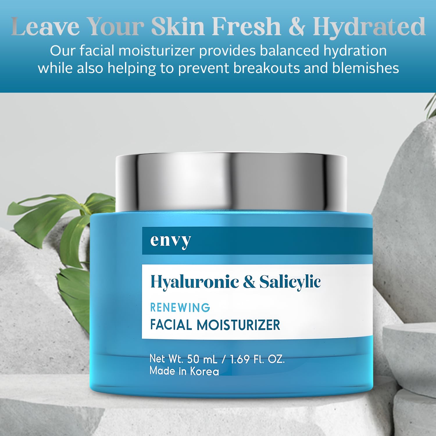 Envy crema rostro textura sedosa para piel suave.