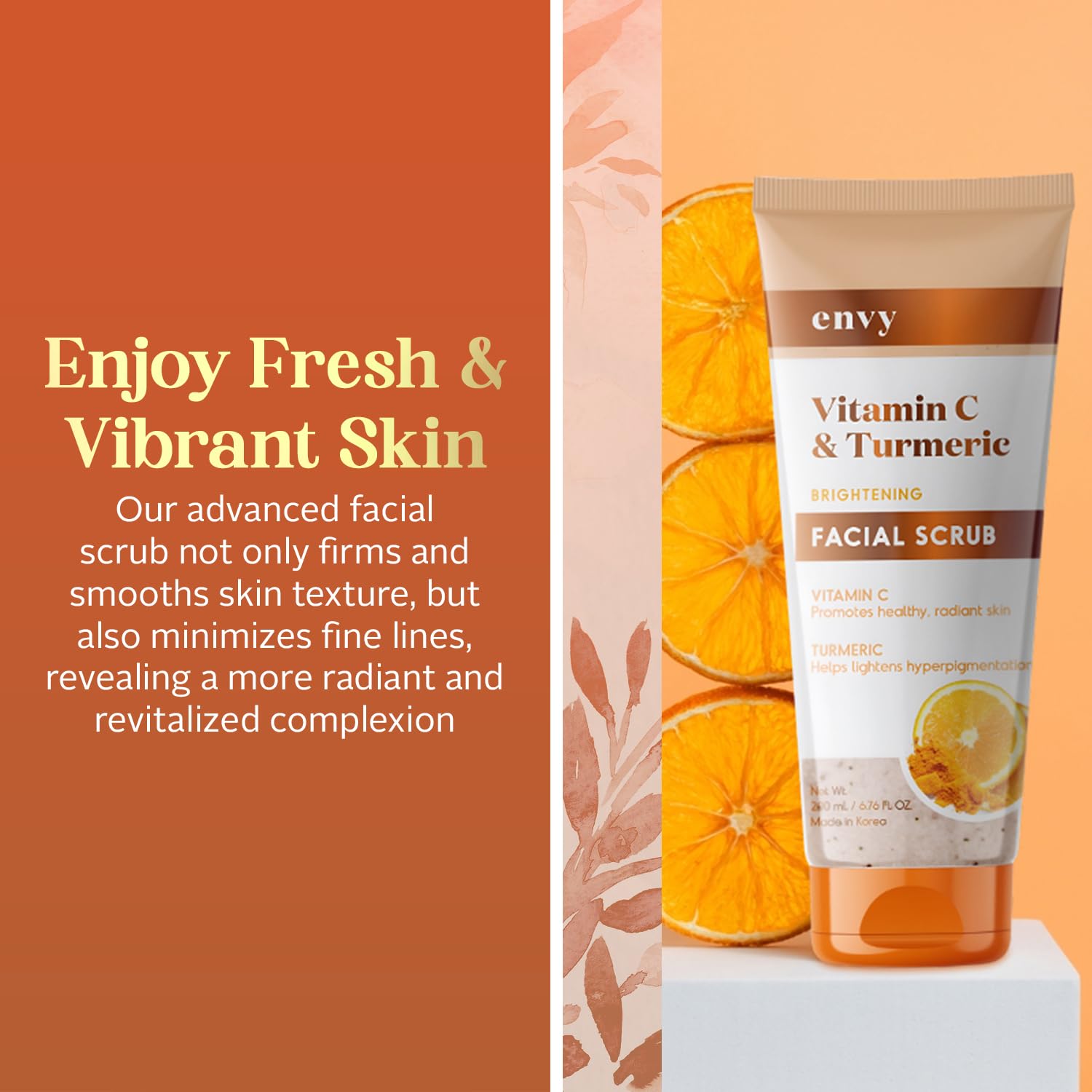 Texture onctueuse du gommage Envy pour une exfoliation douce