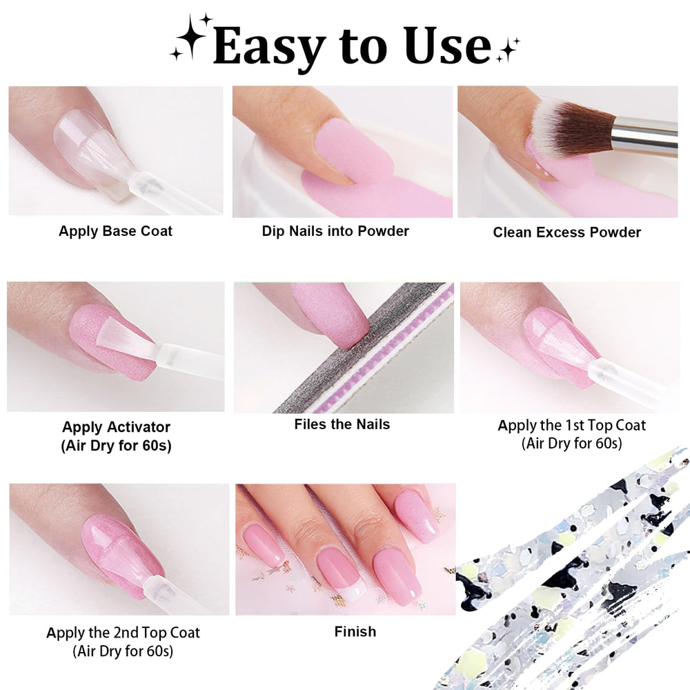 Set de manicura EODCI con acabado resistente mariposa plata para uso diario.