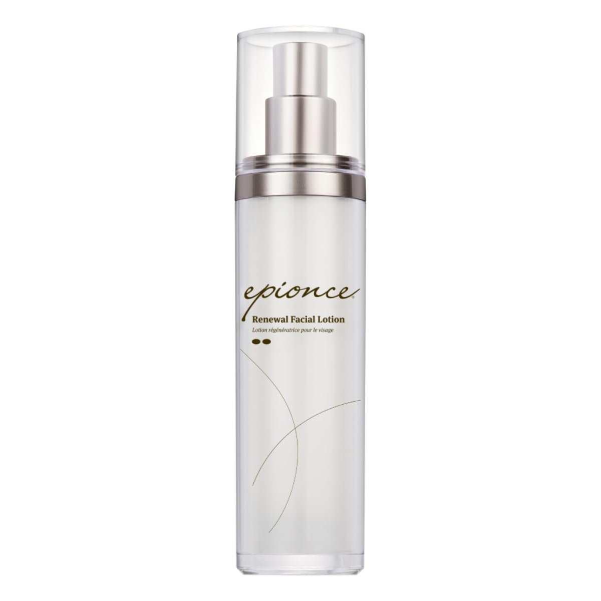 Epionce Loción Renovación para rostro, botella visible y hidratación suave.