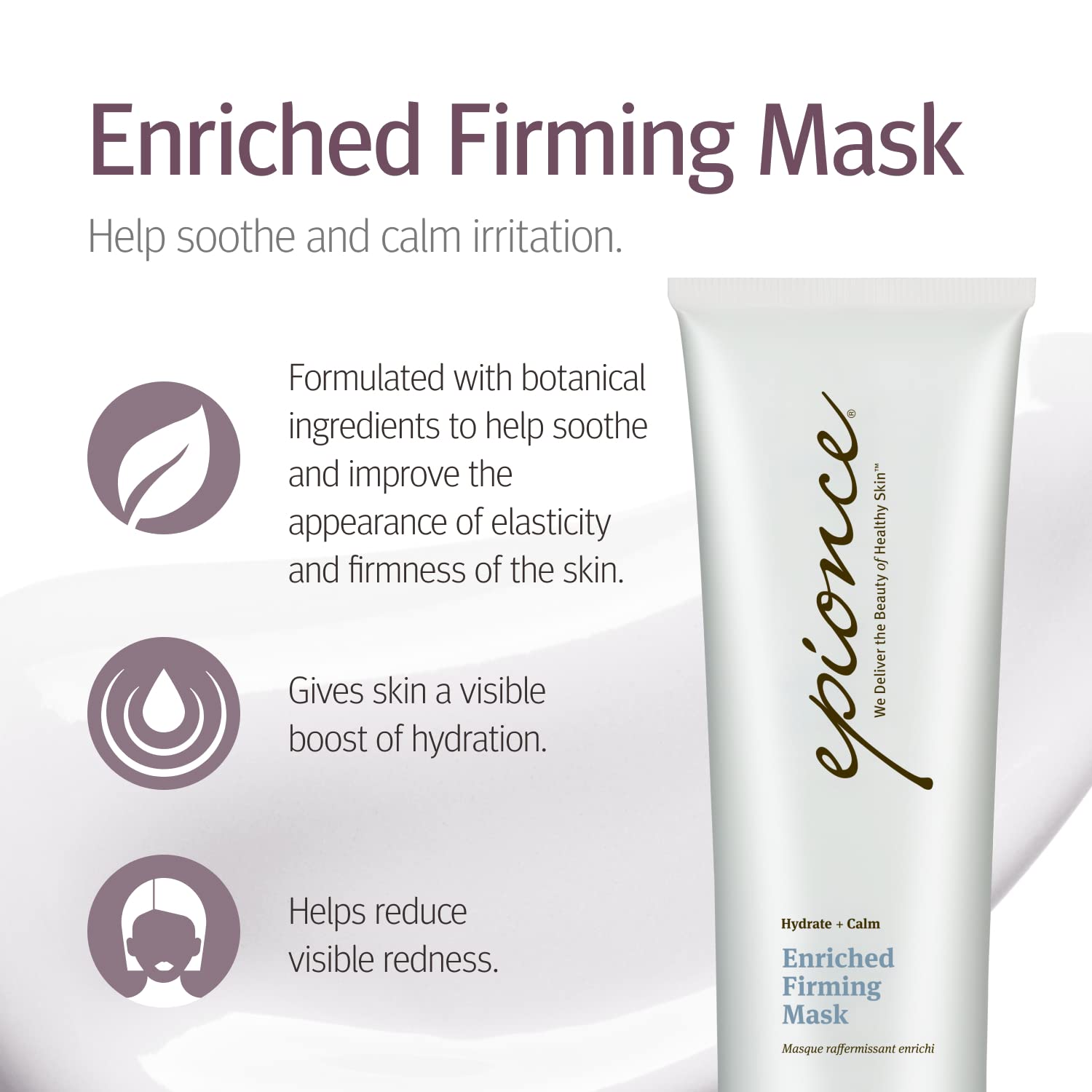 Epionce Mascarilla Reafirmante Enriquecida, aplicación rápida para hidratación visible