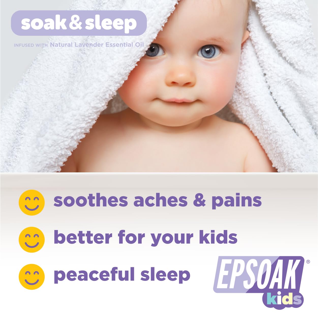 Epsoak Kids Lavanda: vertido en bañera para observar disolución
