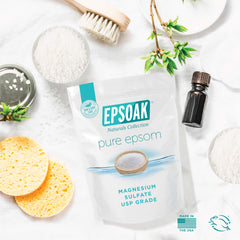 Epsoak Sal Epsom para baño corporal sin fragancia
