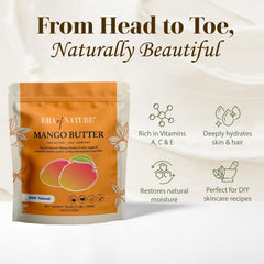 era of nature textura cremosa manteca mango para mezclar en cosmética casera
