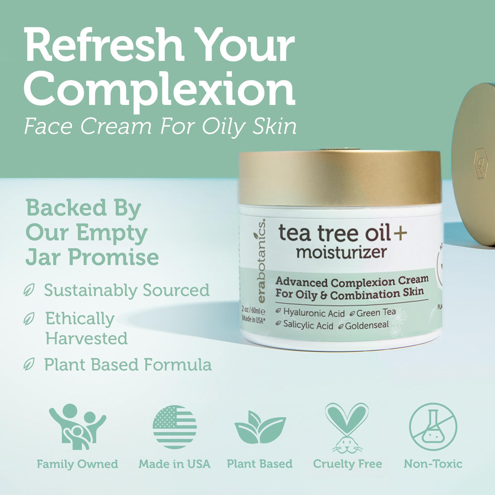 Era Organics crema arbol-de-te control-brillos para un aspecto mate