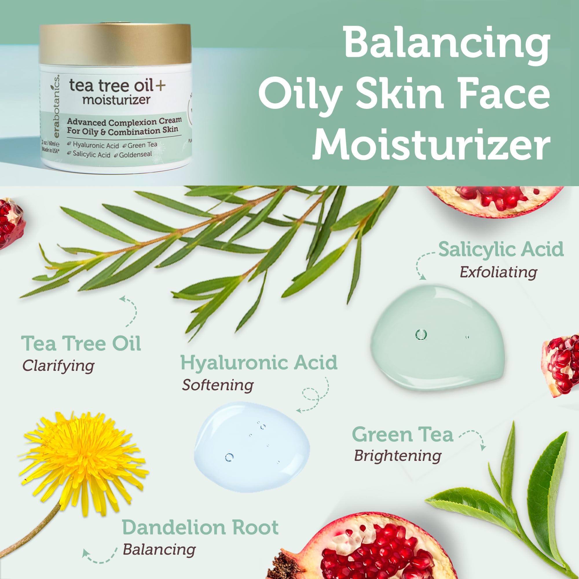Era Organics crema arbol-de-te refinamiento-de-poros ayuda a poros visibles