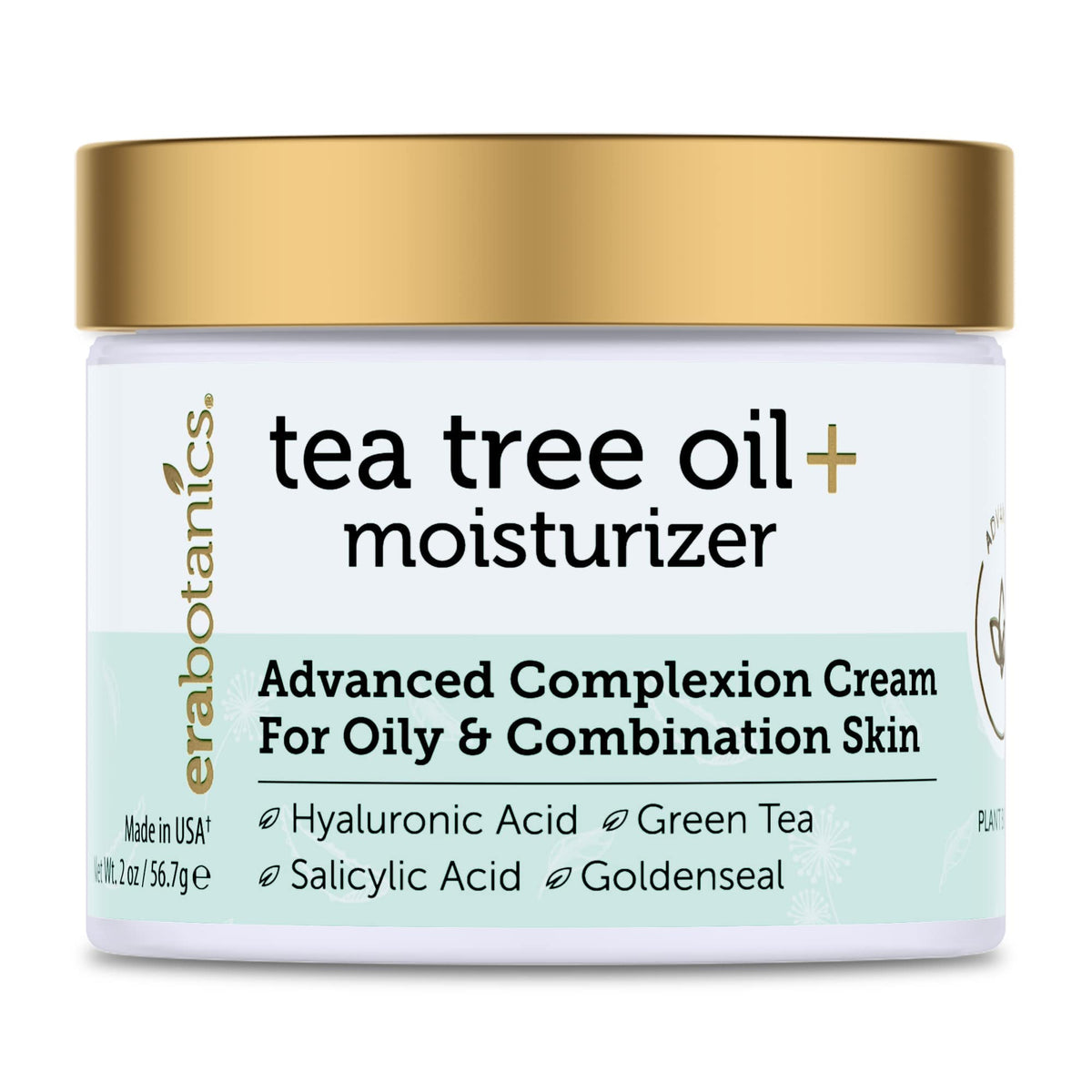 Era Organics crema arbol-de-te-textura suave para piel grasa y absorción rápida