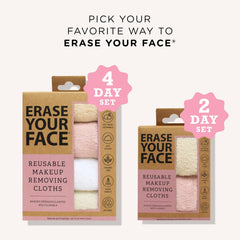 ERASE YOUR FACE: uso con agua para limpieza ecológica y reutilizable
