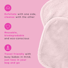 ERASE YOUR FACE: lado exfoliante para exfoliar ligeramente y revelar piel radiante