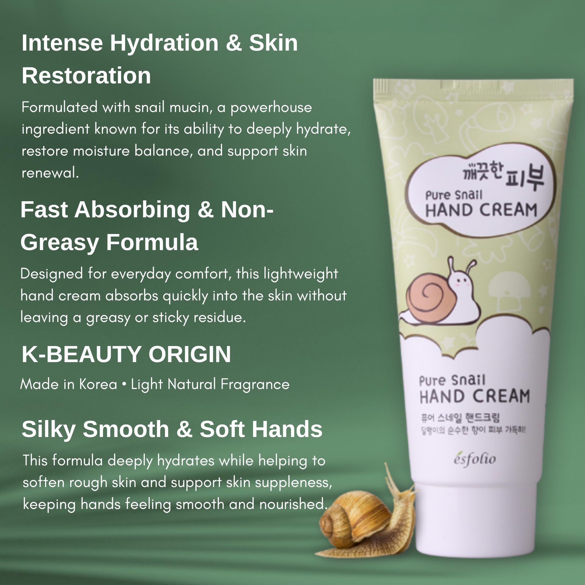 Esfolio crema de manos en tubo de 100 ml para llevar.
