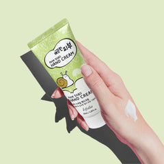 Esfolio crema de manos, suaviza la piel áspera con mucina de caracol.