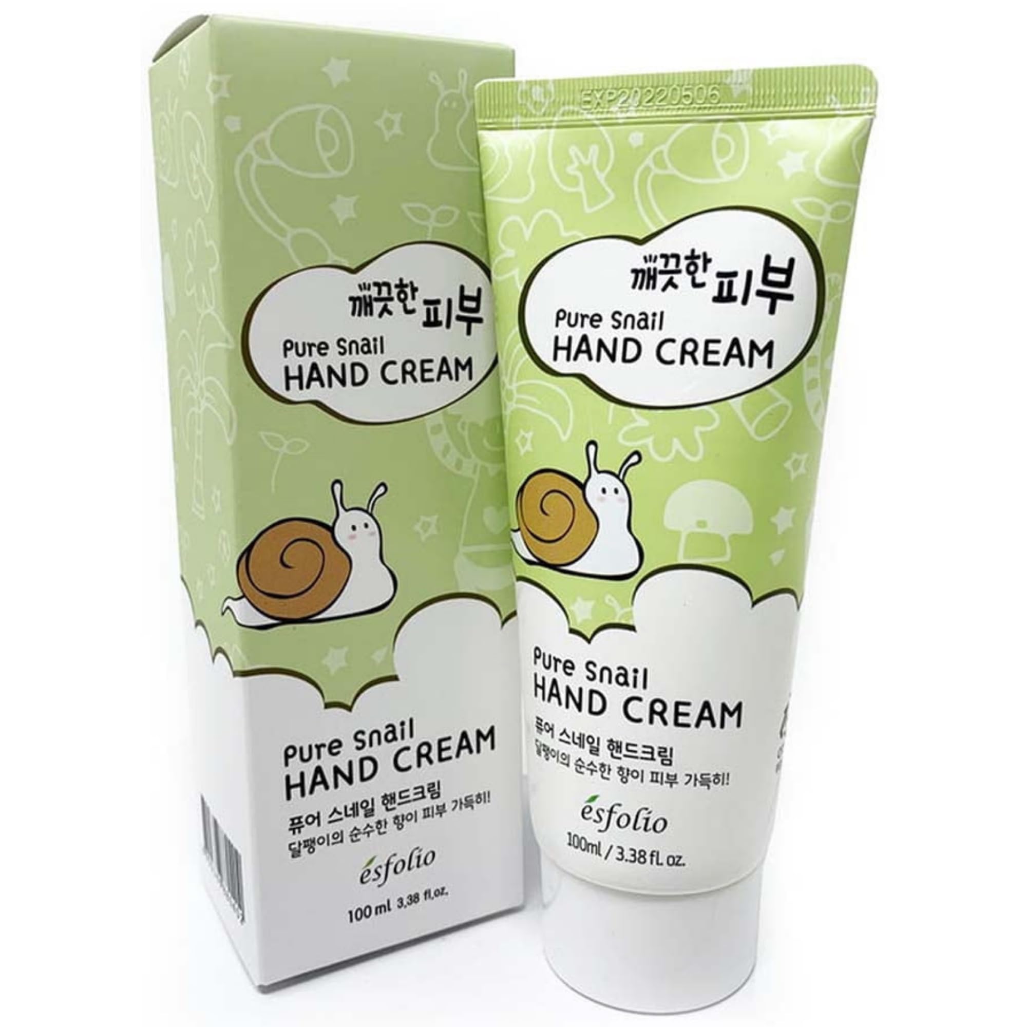 Esfolio crema de manos, aplicación rápida y sin grasa para uso diario.