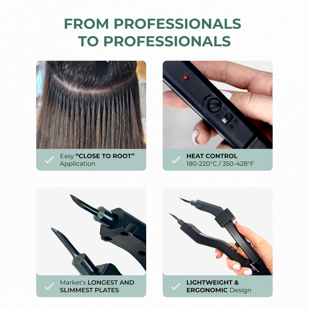 ESSENT-IX control de temperatura ajustable para diferentes tipos de cabello