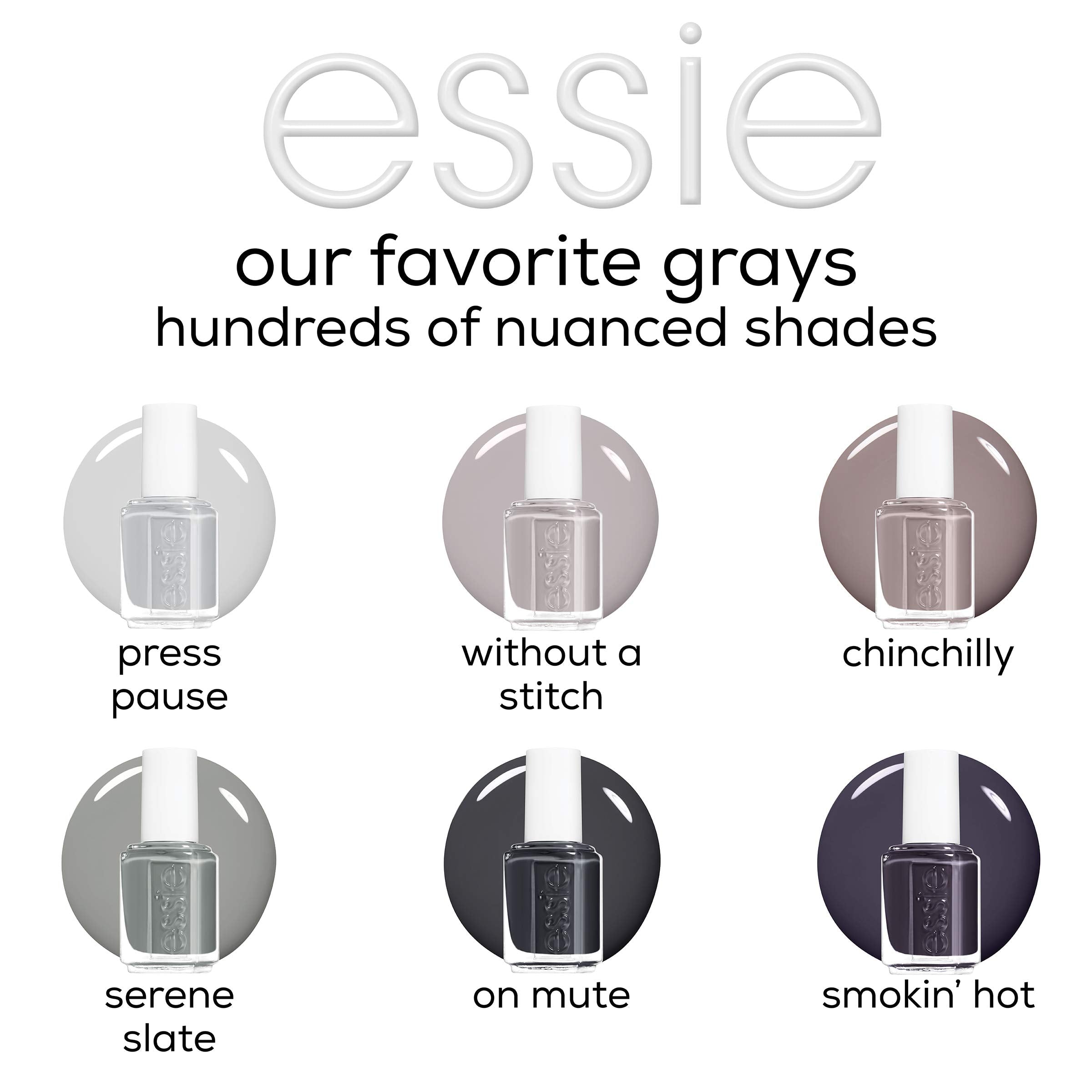 Paleta de tonos essie, clásicos y modernos para cualquier look.