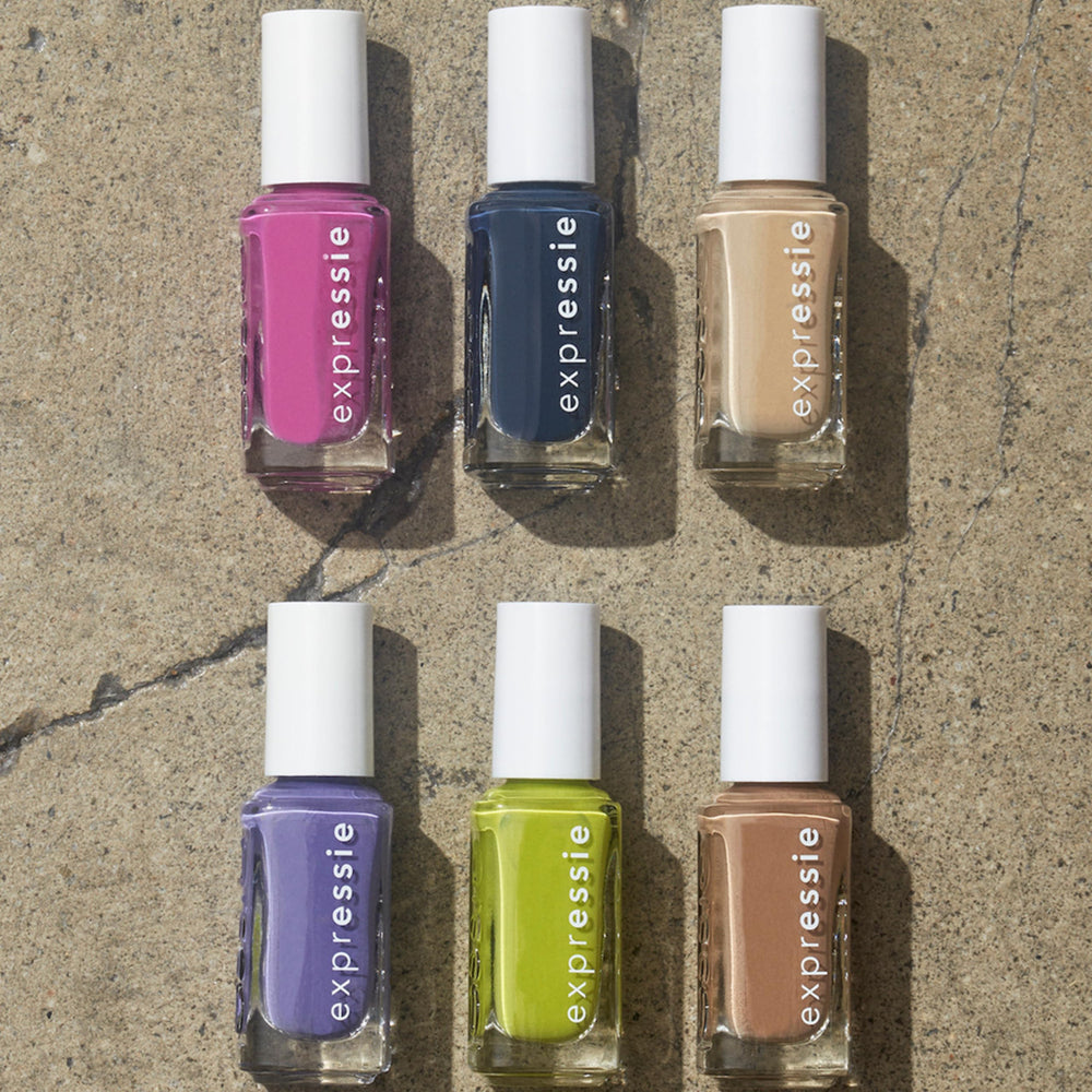 essie expressie aplicación rápida sin base ni top coat.