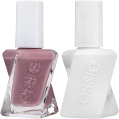 essie Gel Couture, botella en tono taupe suave, ideal para un look elegante diario.