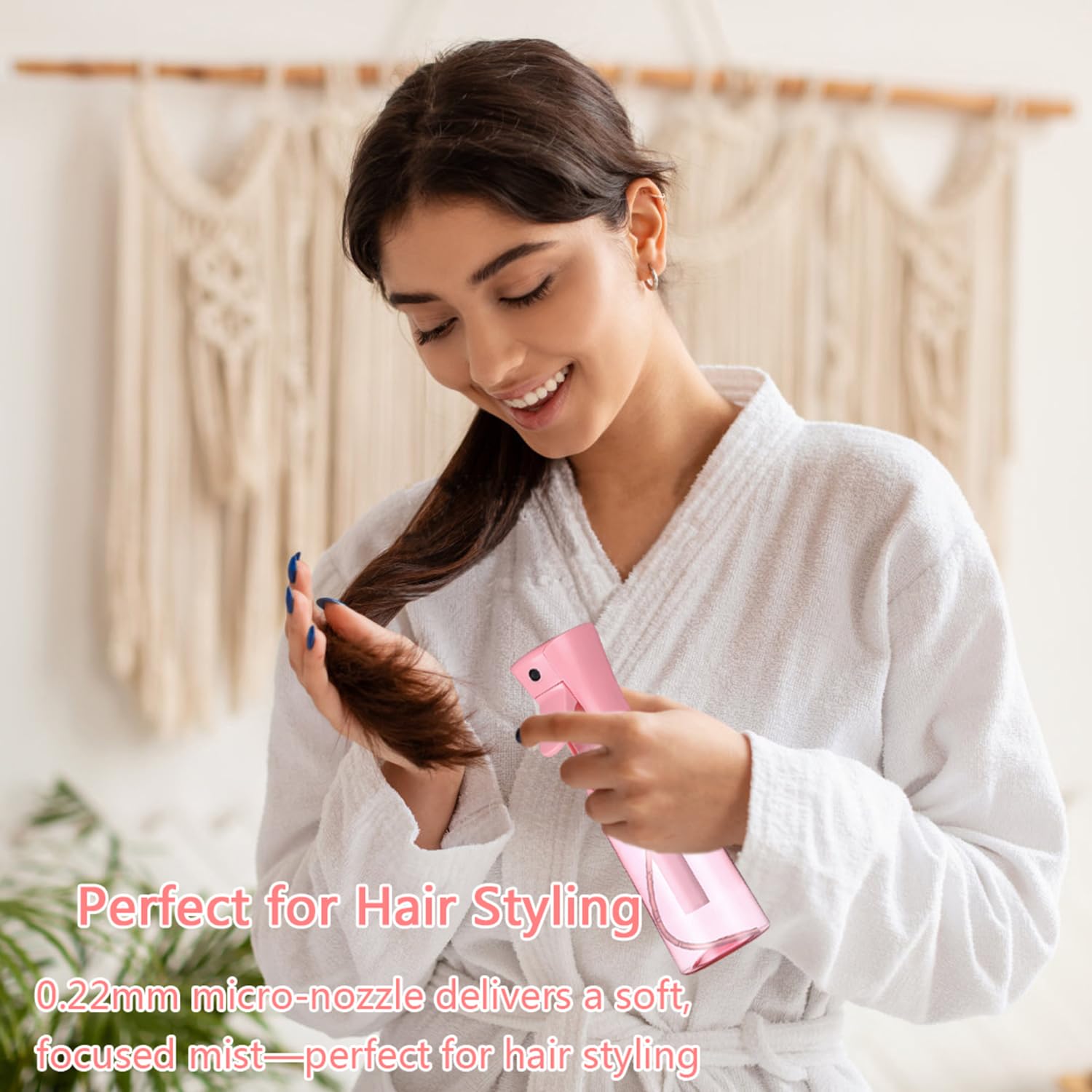 Contenedor compacto ESSKAM en rosa, ideal para bolsos y viajes