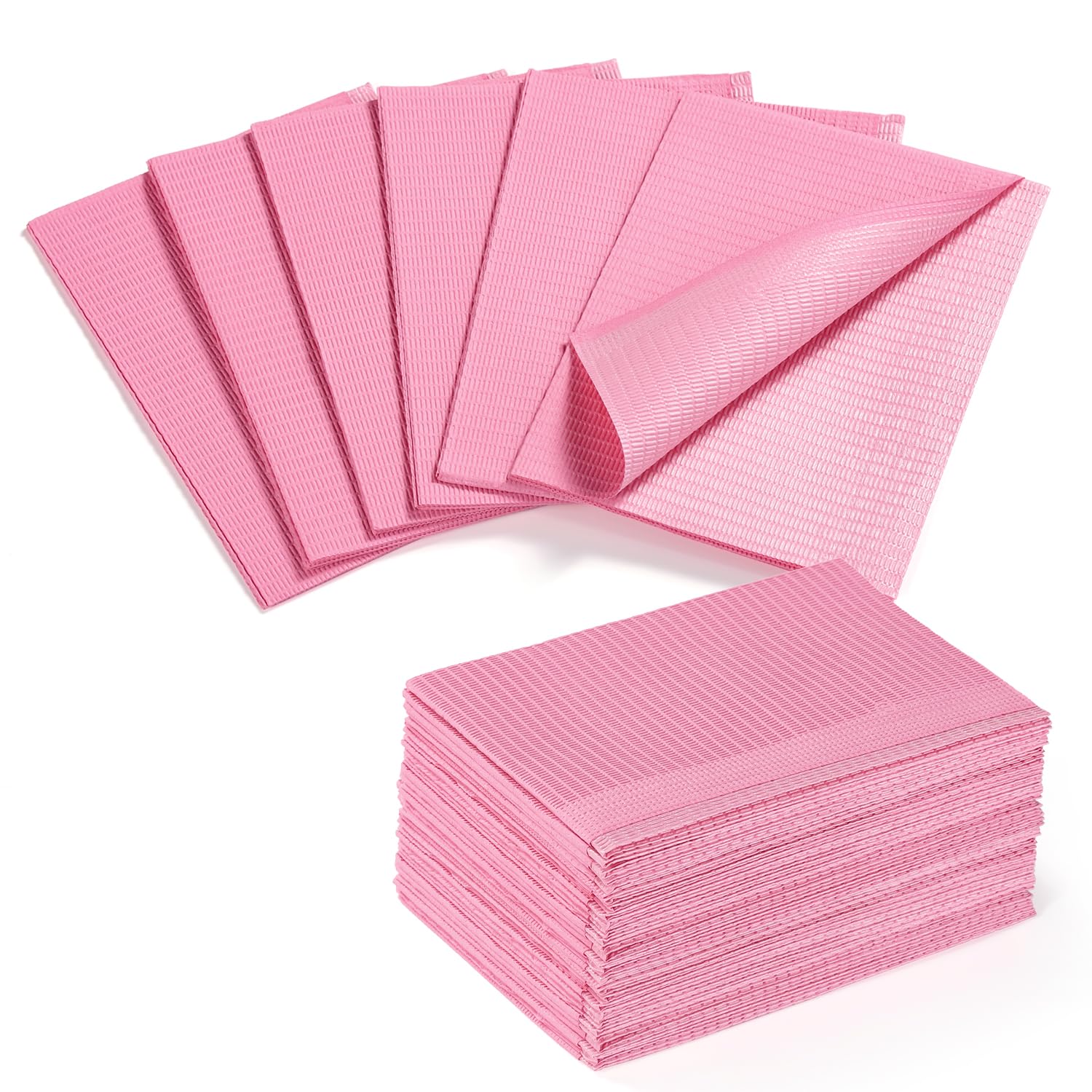 Etercycle tapetes desechables para uñas: cobertura 13x18 con doble capa para protección y limpieza.