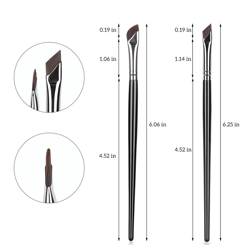 Pincel angular ultra delgado para líneas definidas.