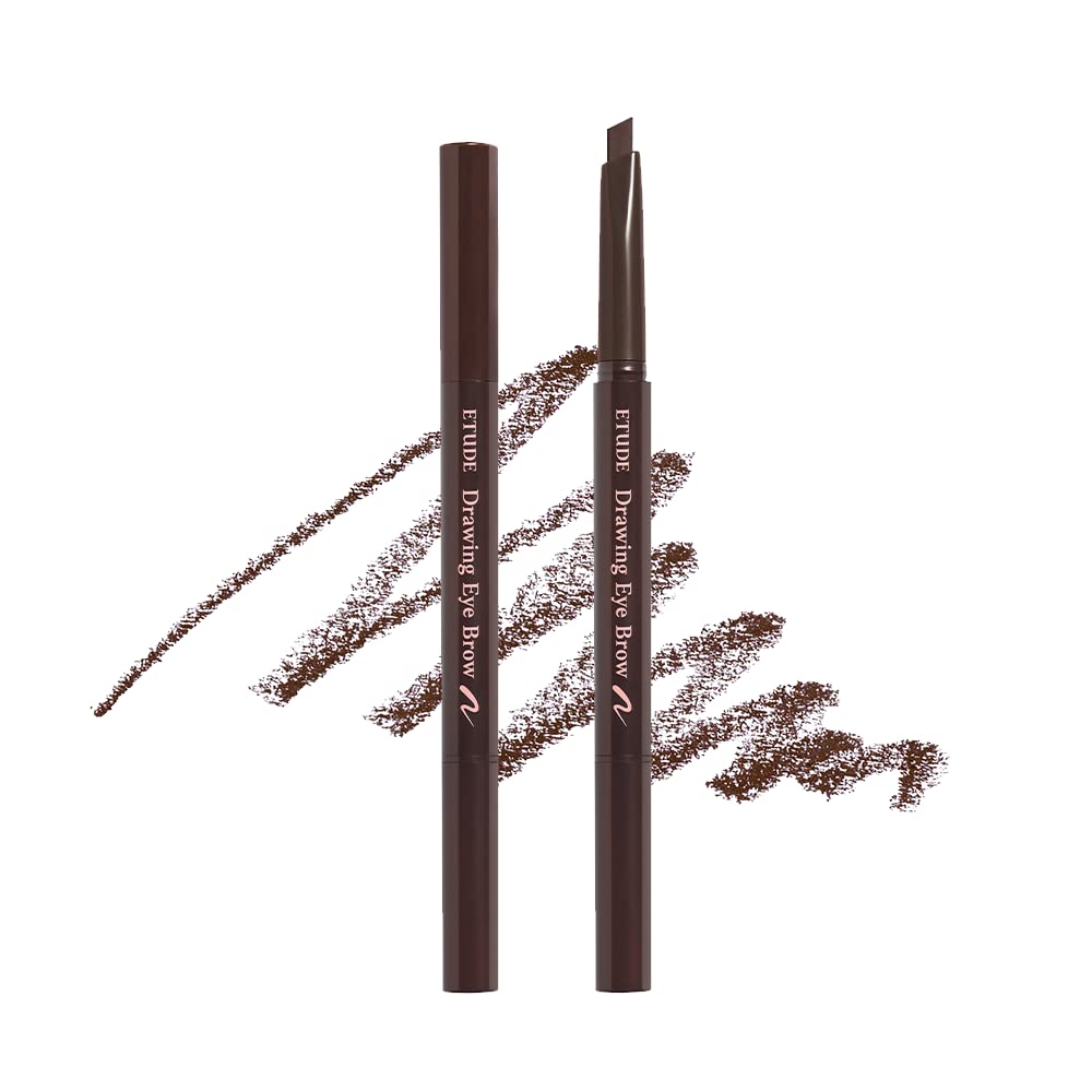 ETUDE Lápiz para cejas de trazo suave con delineado preciso para uso diario.