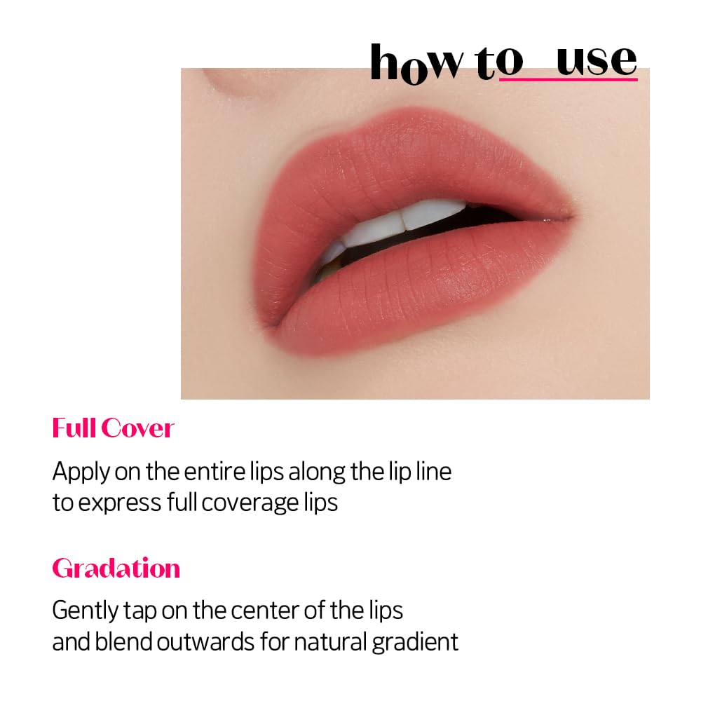 ETUDE Fixing Tint pigmento alto, menos retoques al comer o beber