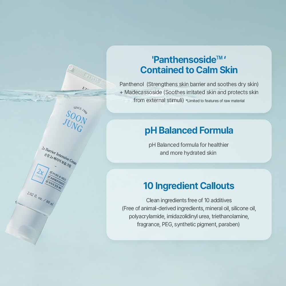 ETUDE SoonJung Duo pot-crème 60 ml, format pratique.