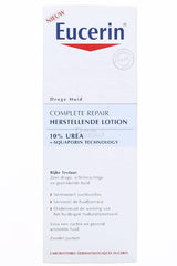 Textura cremosa de Eucerin Complete Repair para una sensación suave tras la aplicación.