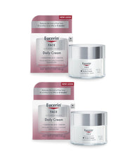 Eucerin Crème Visage Q10 — texture-creme légère, idéale pour ridules et peaux sensibles.