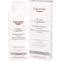 Eucerin Dermo Capilar Extra Tolerabilidad: espuma cremosa para limpieza suave y alivio.