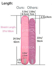 EUICAE diadema spa ajustable rosa, ajuste cómodo para cualquier tamaño de cabeza.