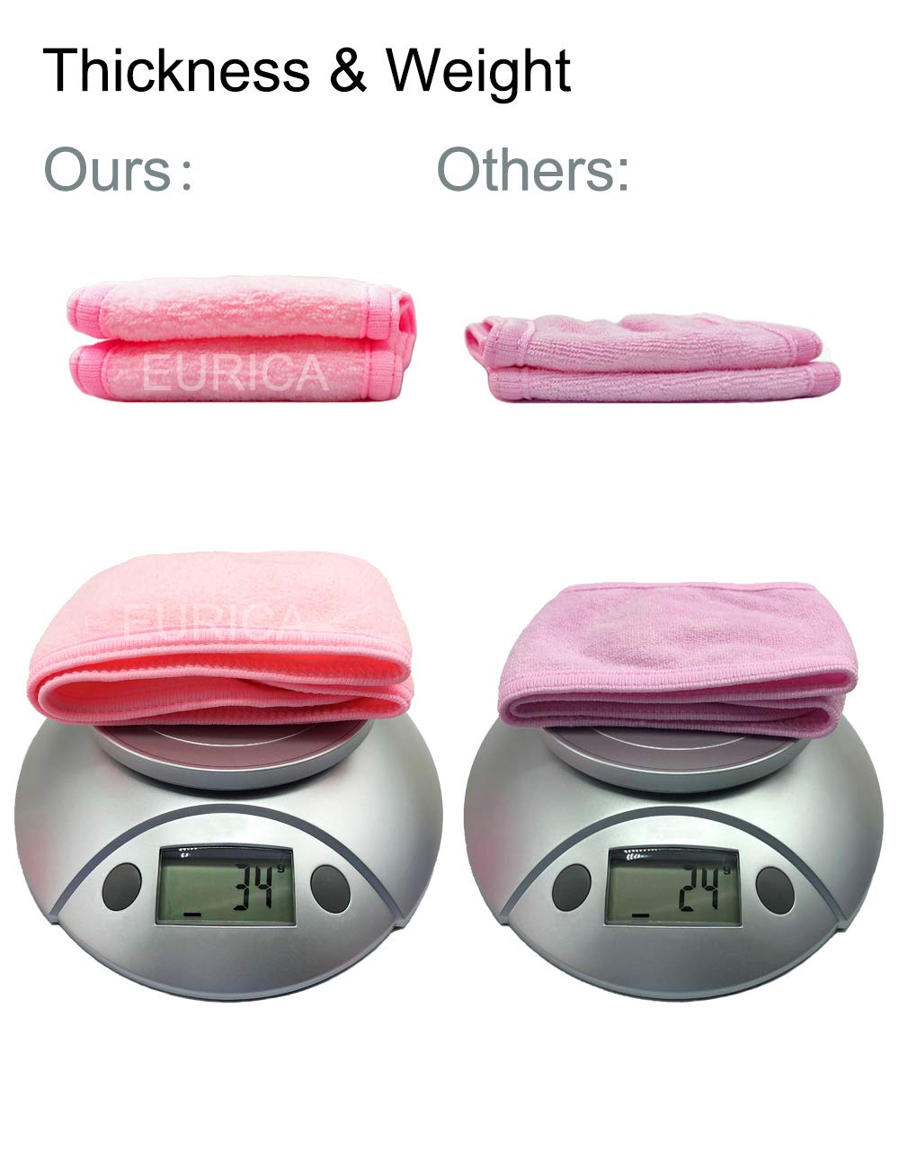 EUICAE diadema spa lavable rosa, apta para lavadora tras sesiones de belleza.