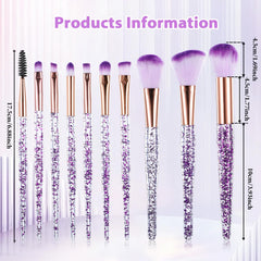 Pincel cejas EupHHonycs con cristal brillo para definir cejas con precisión
