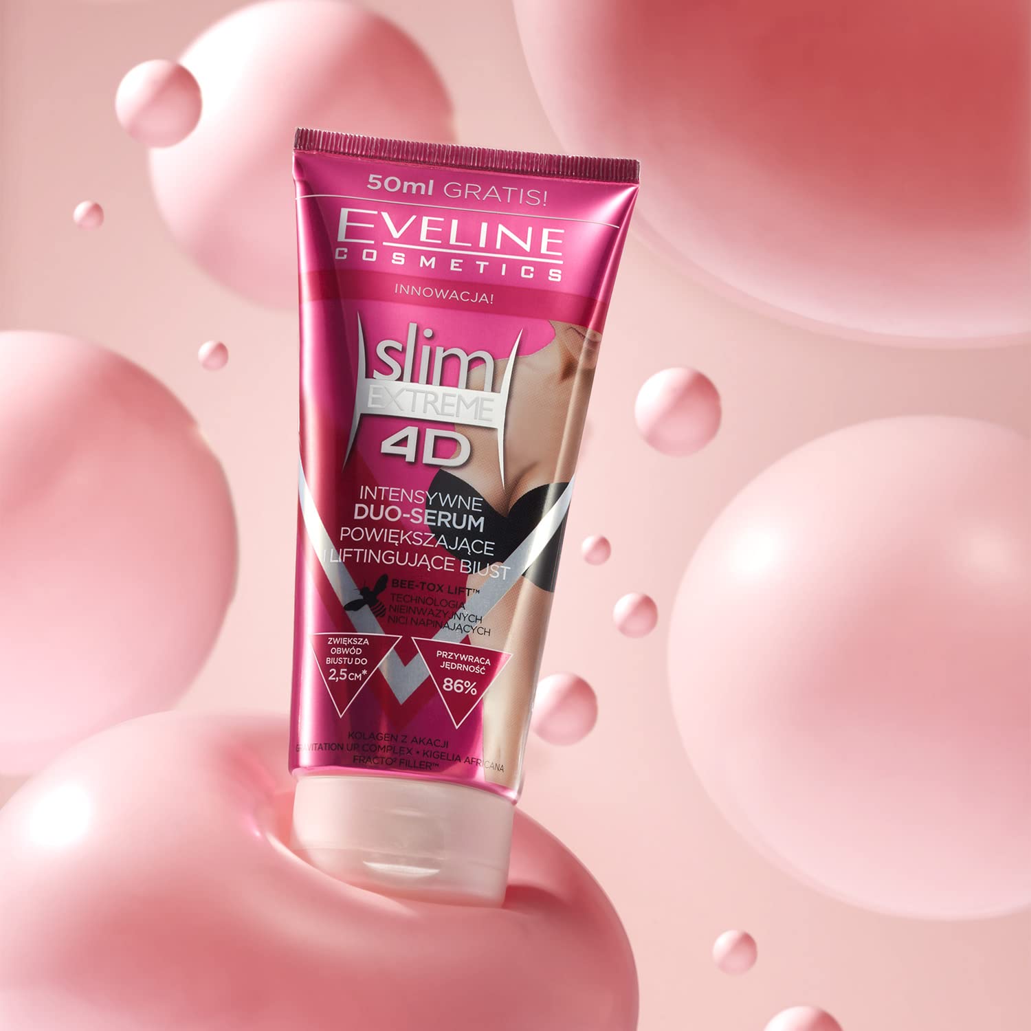 EVELINE COSMETICS Slim Extreme aplicación-en-busto, sensación de lifting suave y visible.