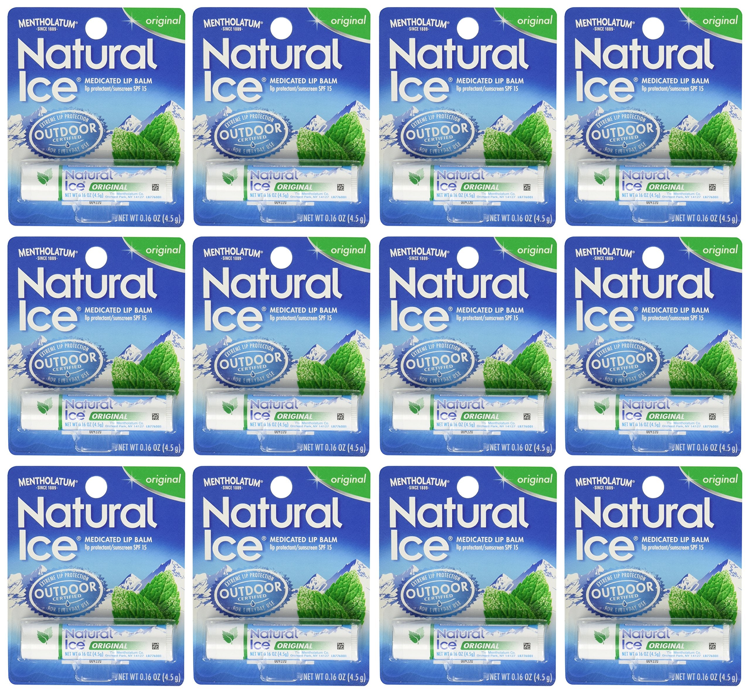 Ever Ready First Aid Natural Ice protector labial, aplicación suave.
