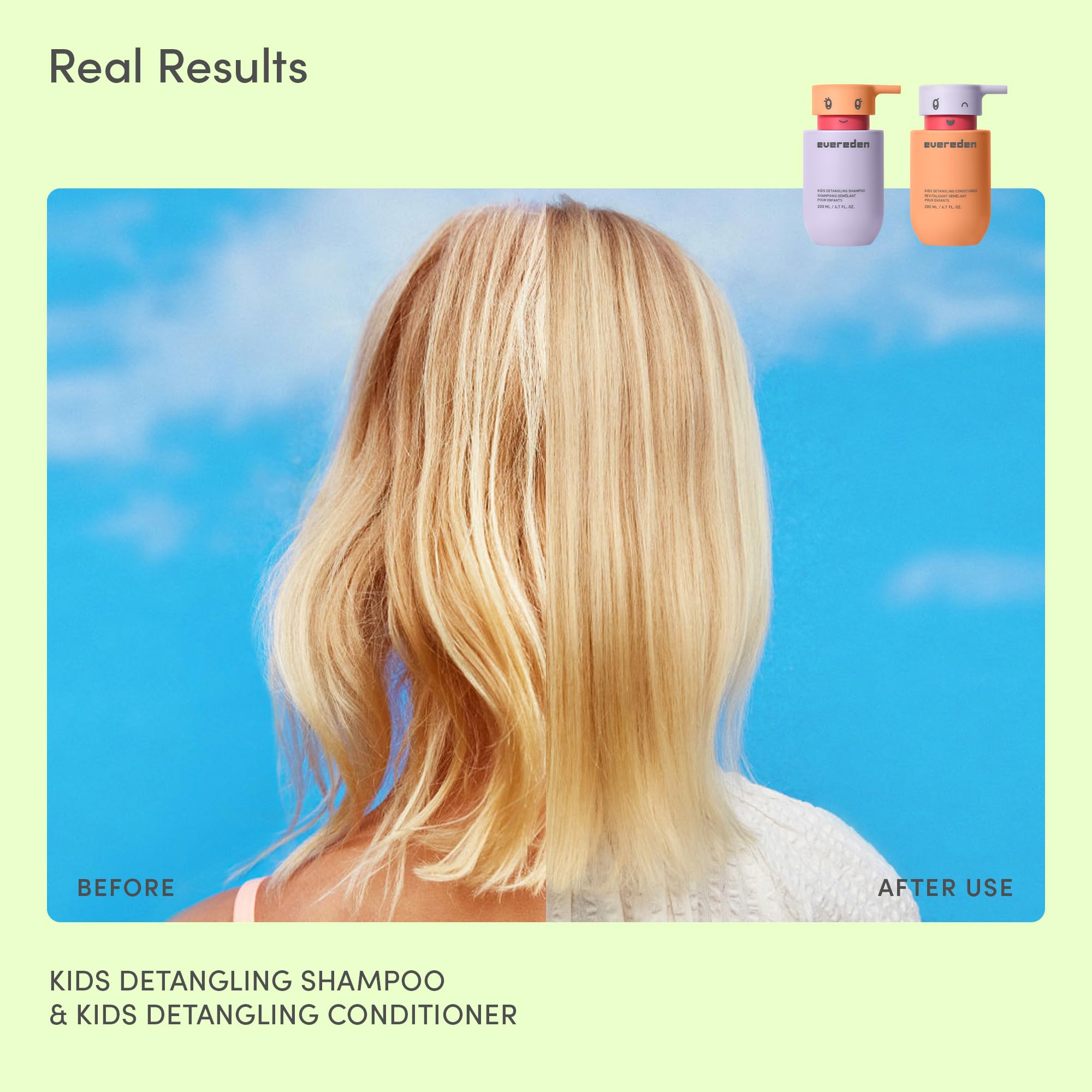 Evereden Niños Apto para todo tipo de cabello