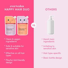 Evereden acondicionador sin lágrimas para cabello sensible y fácil de peinar