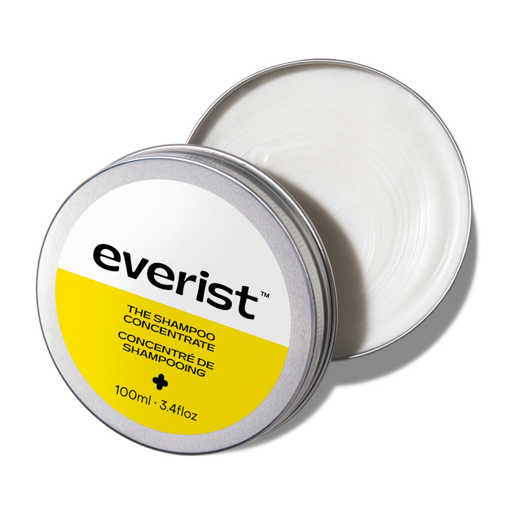 Everist Concentrado Shampoo bote: hidratación inmediata para cabello limpio y ligero.