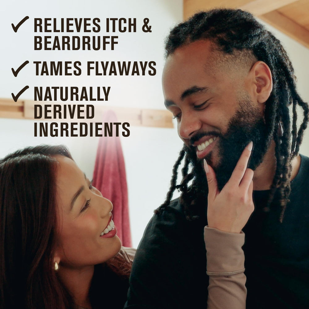 Every Man Jack aceite para barba, textura suave y brillo natural.