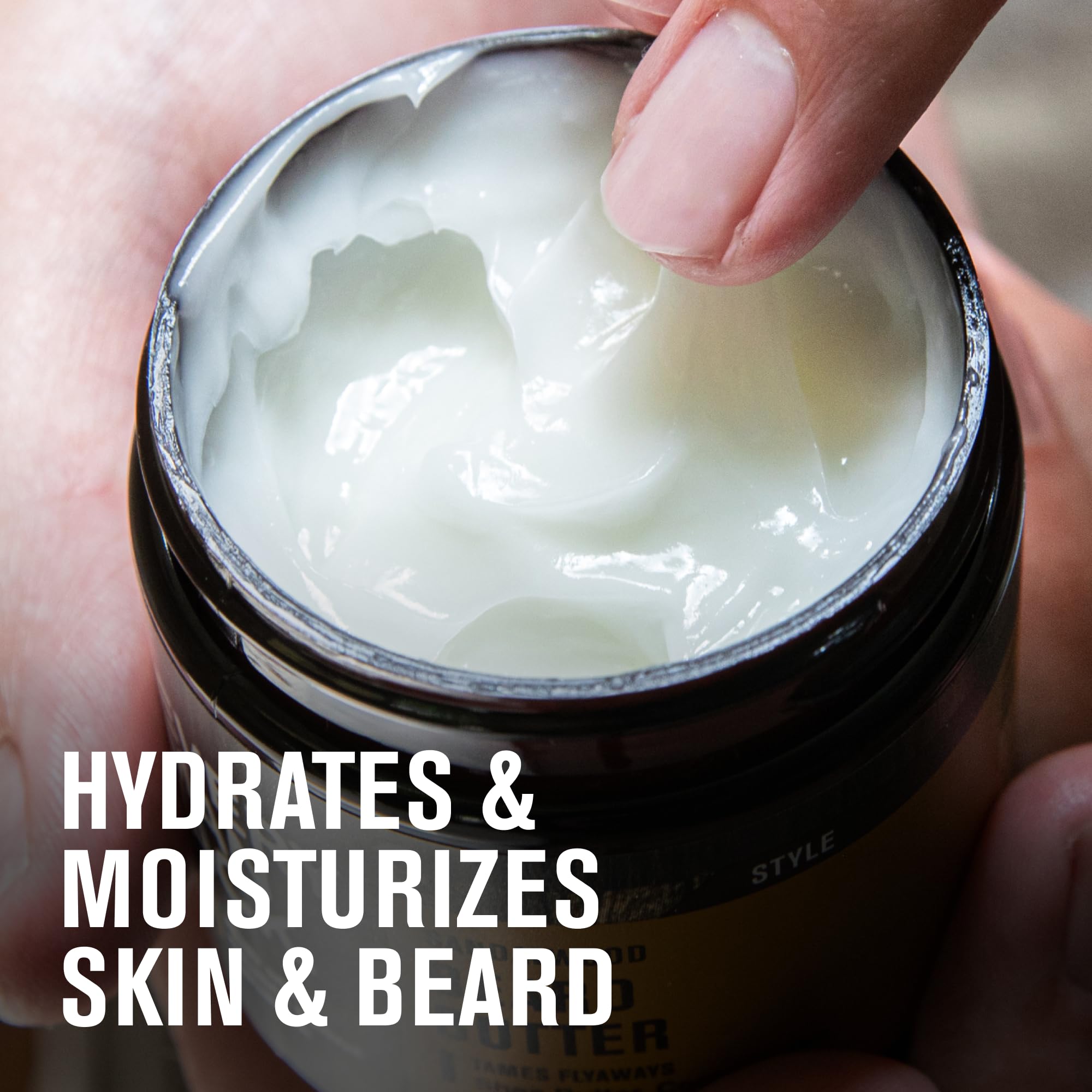 Every Man Jack hidratación diaria para barba con mantequilla natural.