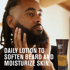 Every Man Jack lotion bottle pump enabling easy daily application for beard care