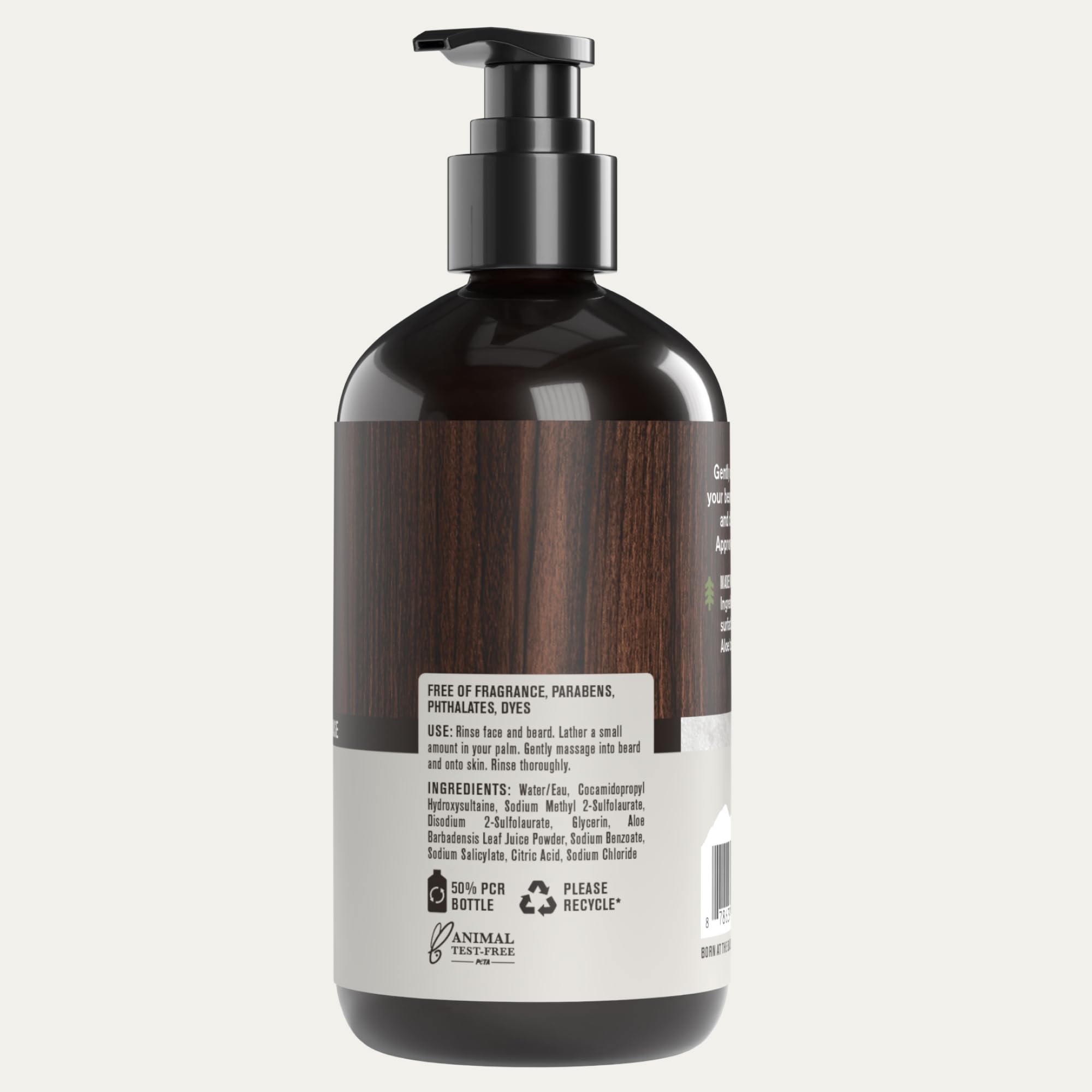 Producto de Every Man Jack certificado B Corp para un cuidado responsable.