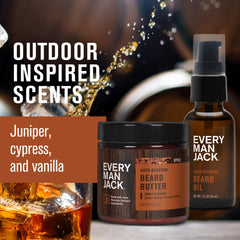 Every Man Jack conjunto para barba: combinación de aceite y mantequilla para nutrición diaria.