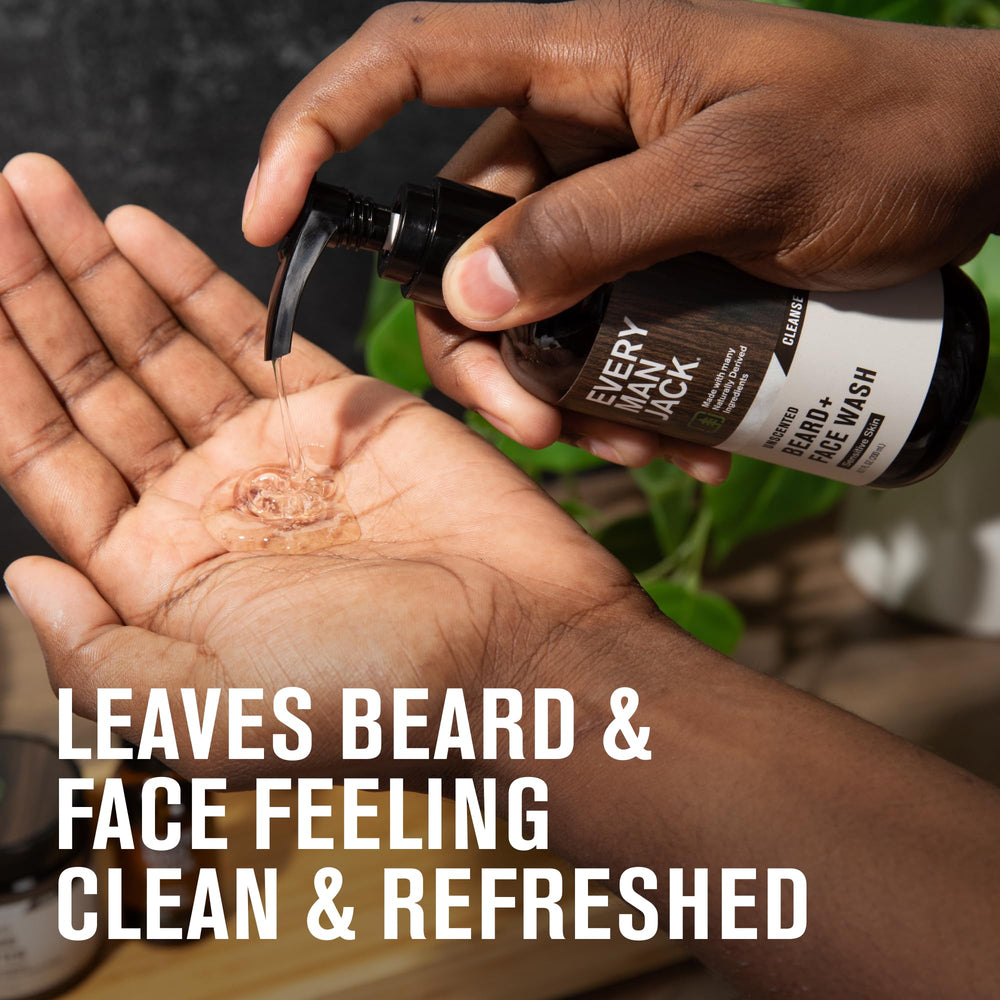 Cuidado de barba y piel con hidratación suave de Every Man Jack.