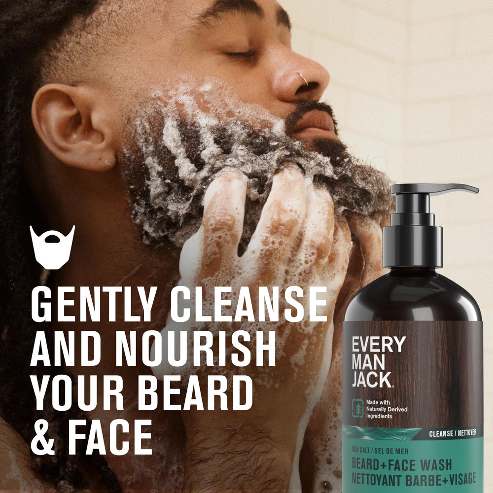 Ingredientes naturales de coco y aloe vera en limpiador de Every Man Jack