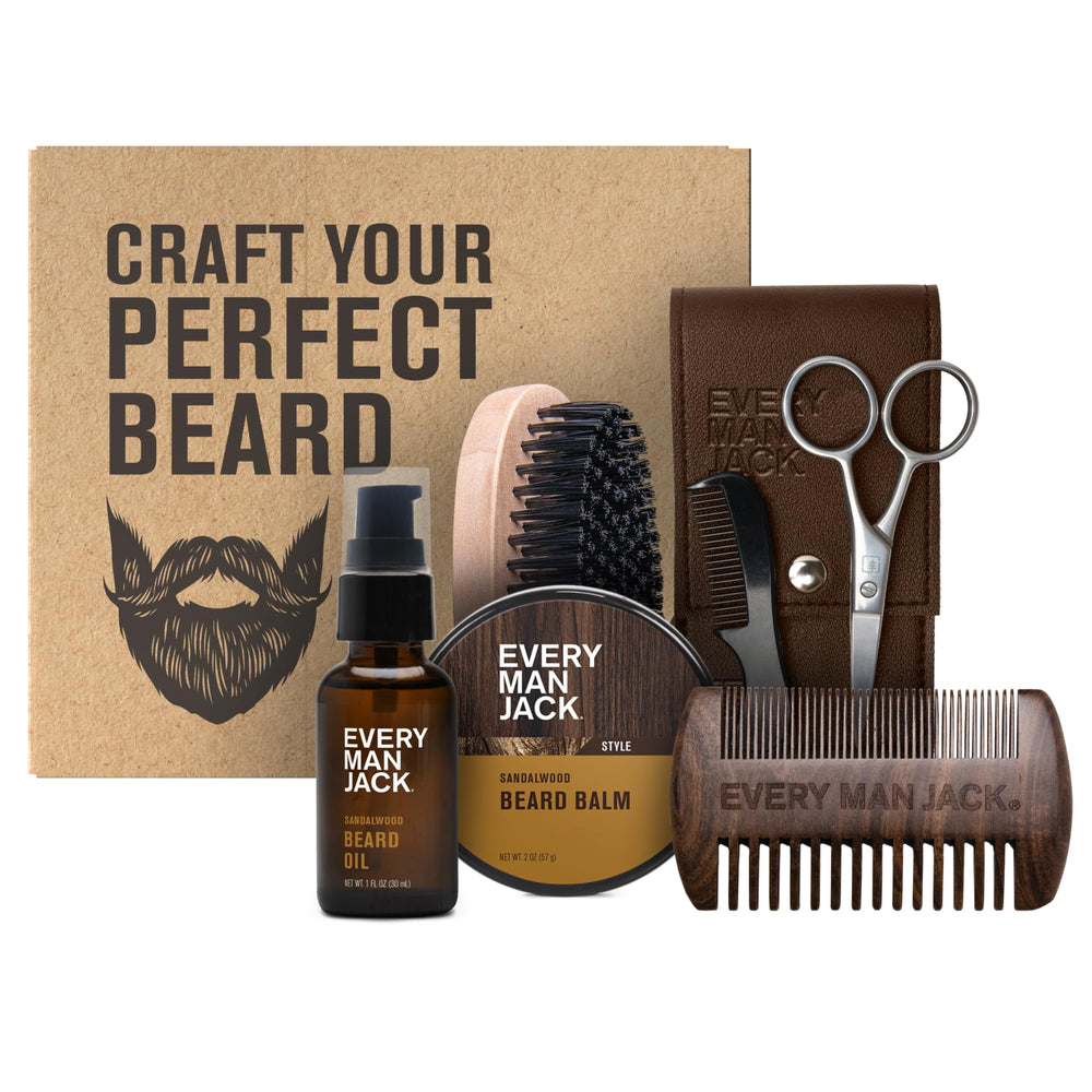Every Man Jack aceite para barba con sandalo, suaviza e hidrata la barba.