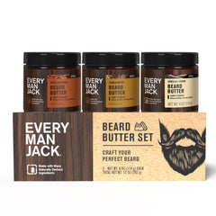 Every Man Jack set sandalo 4 oz: suave barba y peinado sencillo