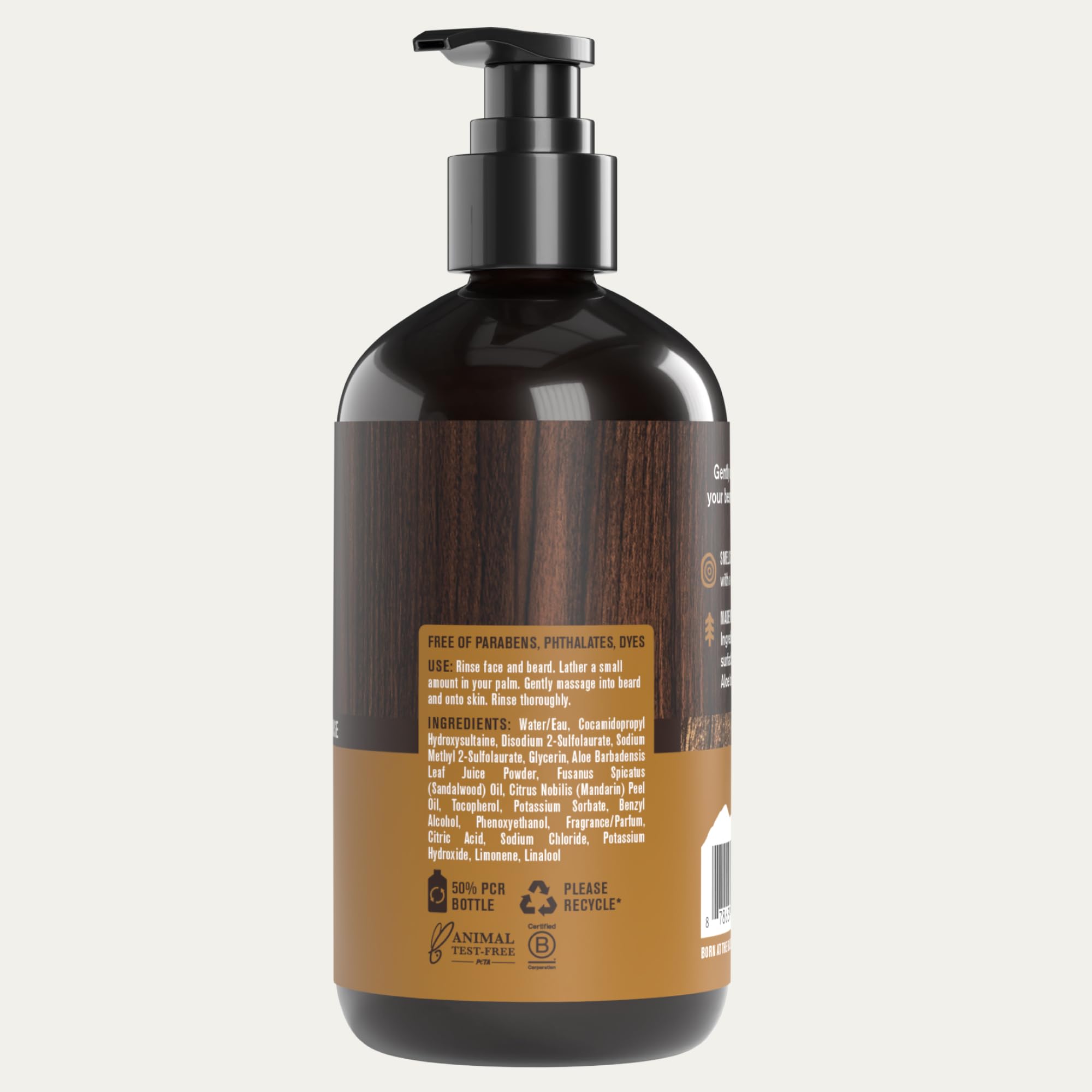 Every Man Jack certificado B Corp, cuidado responsable para barba.